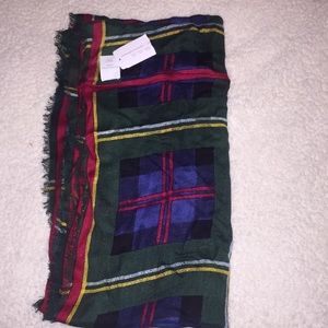 NWT Christopher & Banks plaid infinity scarf